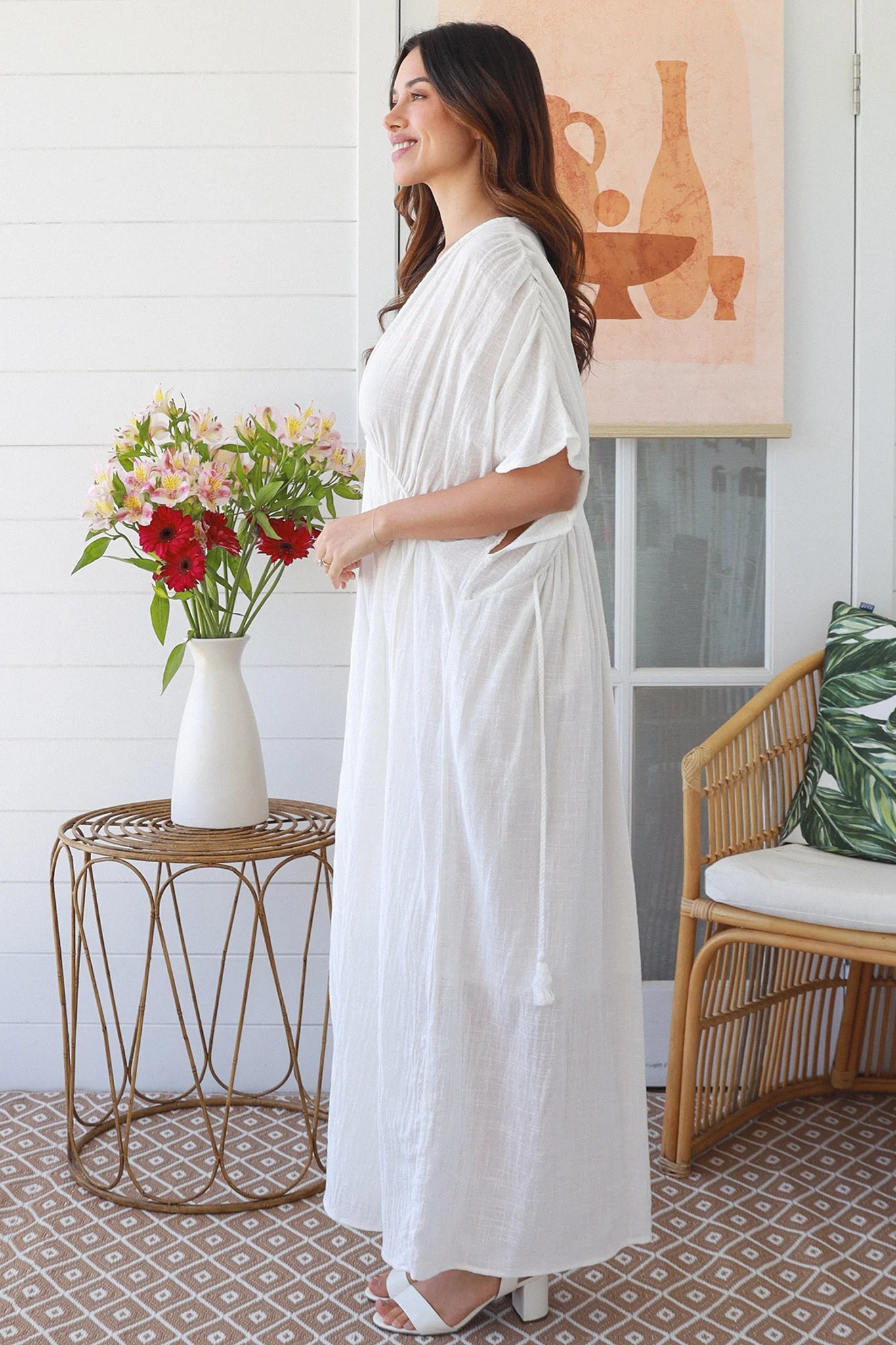 Eden Dress White