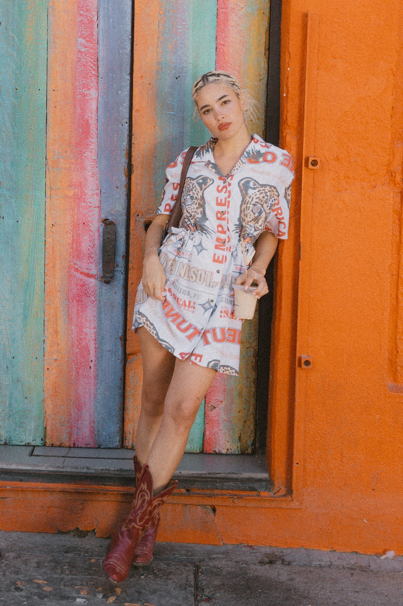The Cinch Button Down Dress